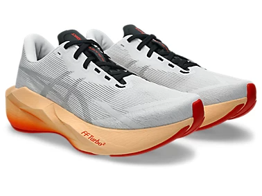ASICS Men Novablast 6 - White / Orange Glow