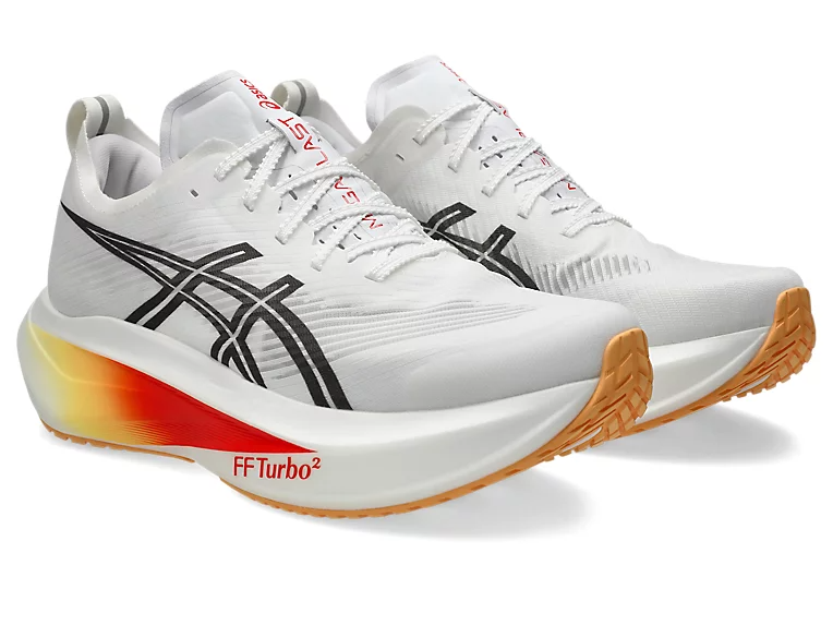 ASICS Unisex Megablast - White / Orange Glow