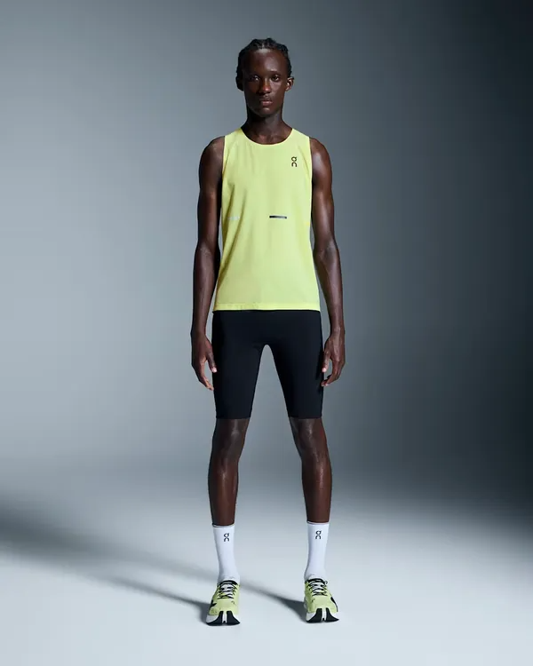 On Men Race Singlet - Limelight
