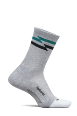 Feetures Active Elite Max Cushion Mini Crew - Gray Track