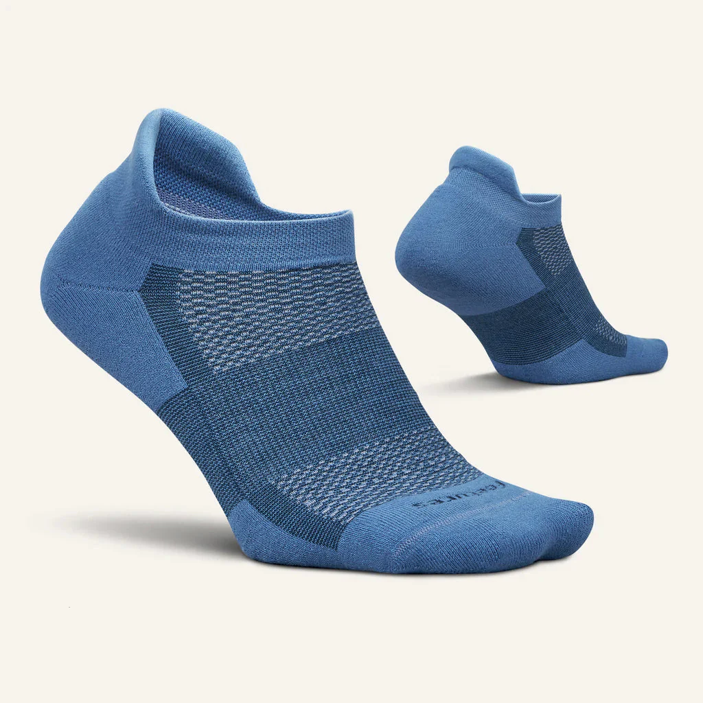 Feetures Active High Performance Ultra Light Cushion No Show Tab - Denim Daze
