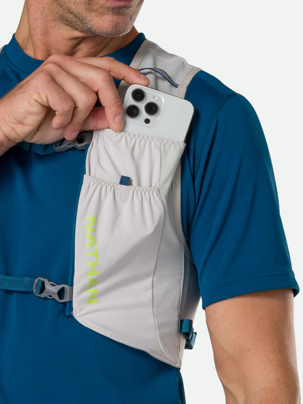 Nathan Pinnacle Featherlite 1.5L Hydration Vest - Vapor Grey