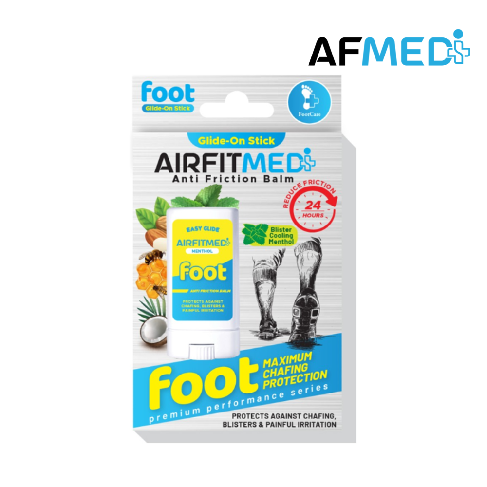 AirFit Medi - Easy Glide-On Stick-Foot ( Blister Cooling Menthol Infused )