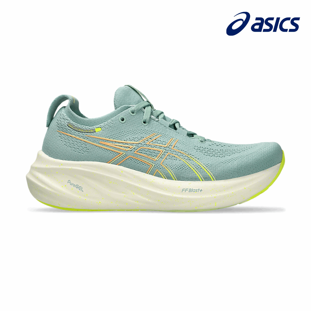 ASICS Women Gel Nimbus 26 Light Celadon Safety Yellow D Running Lab Malaysia