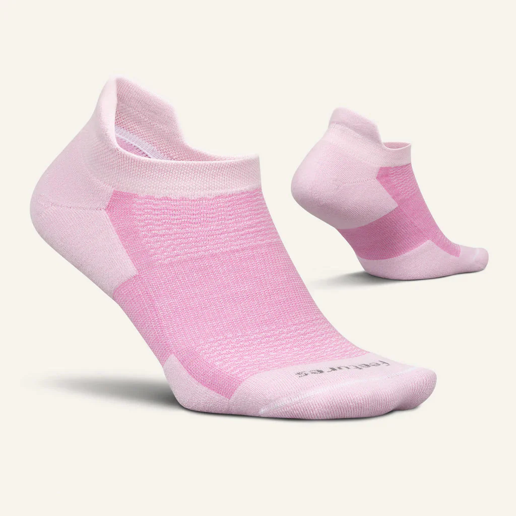 Feetures Active High Performance Ultra Light Cushion No Show Tab - Strawberry Milk