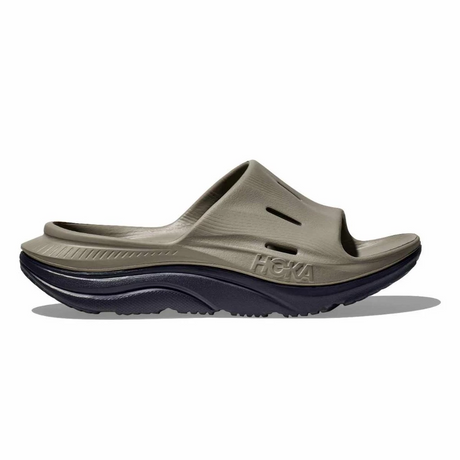 HOKA Unisex Ora Recovery Slide 3 - Varsity Navy / Farro
