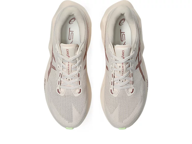 ASICS Men Novablast 6 Wide - Rose Dust / Illuminate Yellow