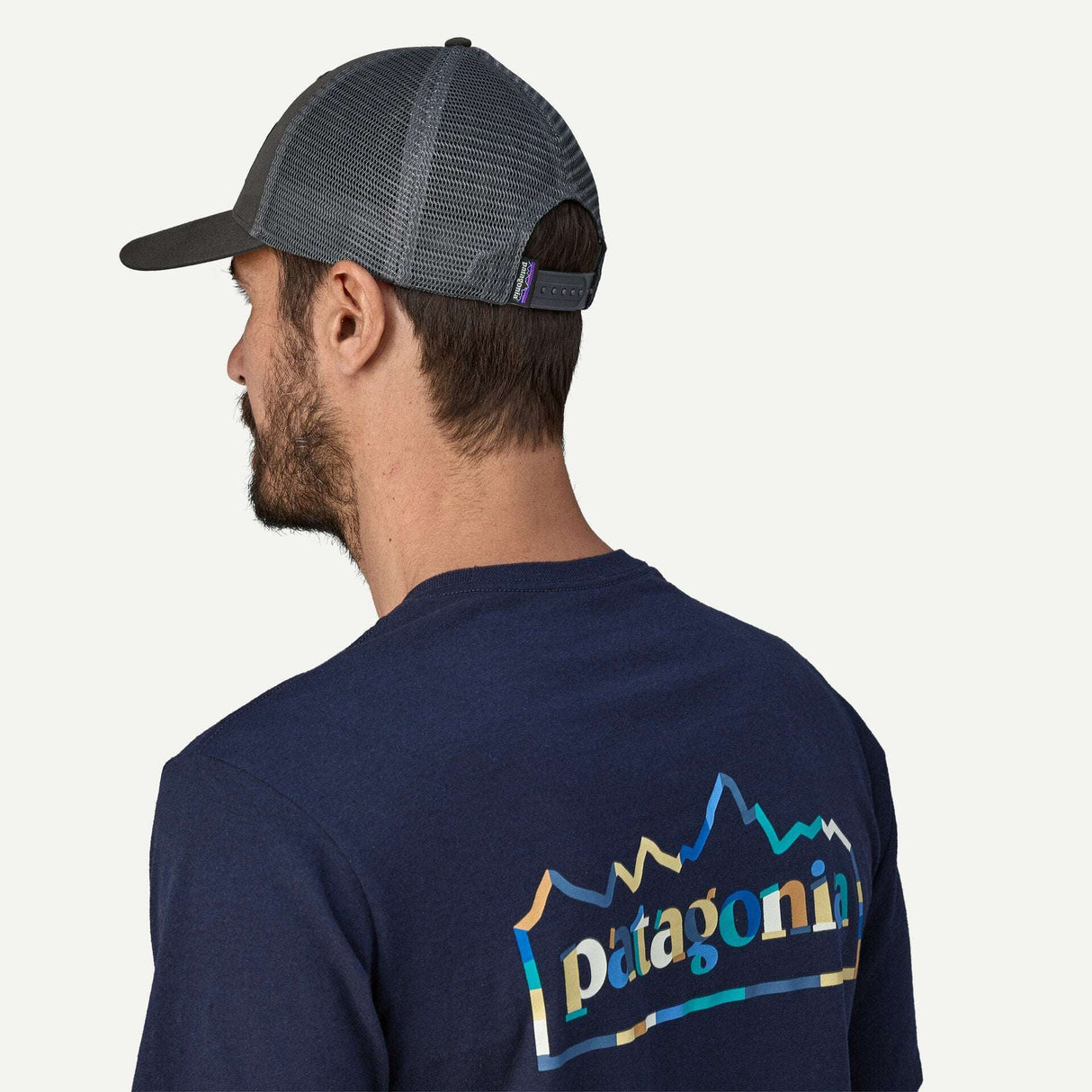 Patagonia P-6 Logo LoPro Trucker Hat - Forge Grey