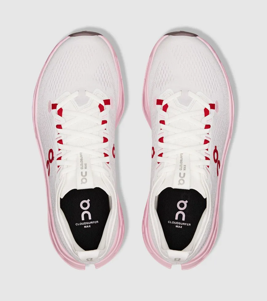 On Women Cloudsurfer Max - Ivory / Peony