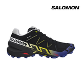 Salomon Men Speedcross 6 GTX - Fan Fire Black / Surf The Web / Safety Yellow