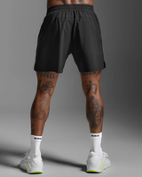2XU Men Motion 5 Inch Shorts - Black / Black