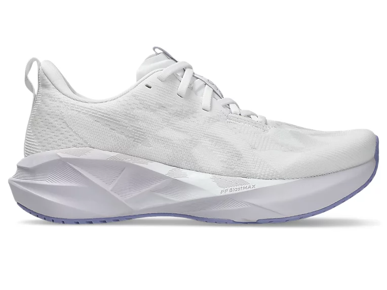 ASICS Women Novablast 5 Wide - White / Lilac Hint