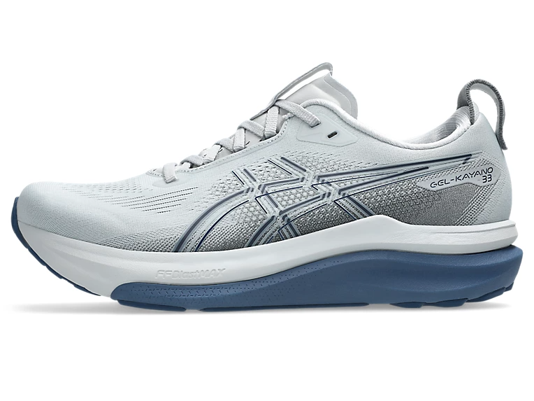 ASICS Men Gel-Kayano 33 Wide - Piedmont Grey / Midnight