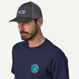 Patagonia P-6 Logo LoPro Trucker Hat - Forge Grey