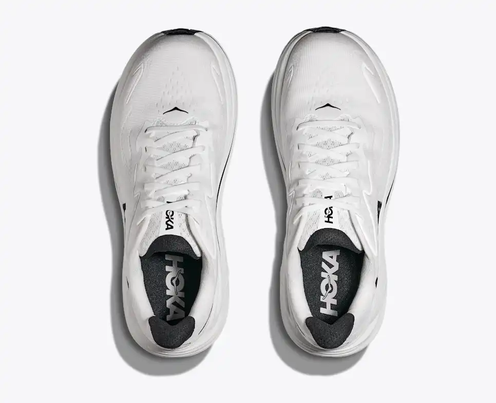 HOKA Men Clifton 10 - White / Black