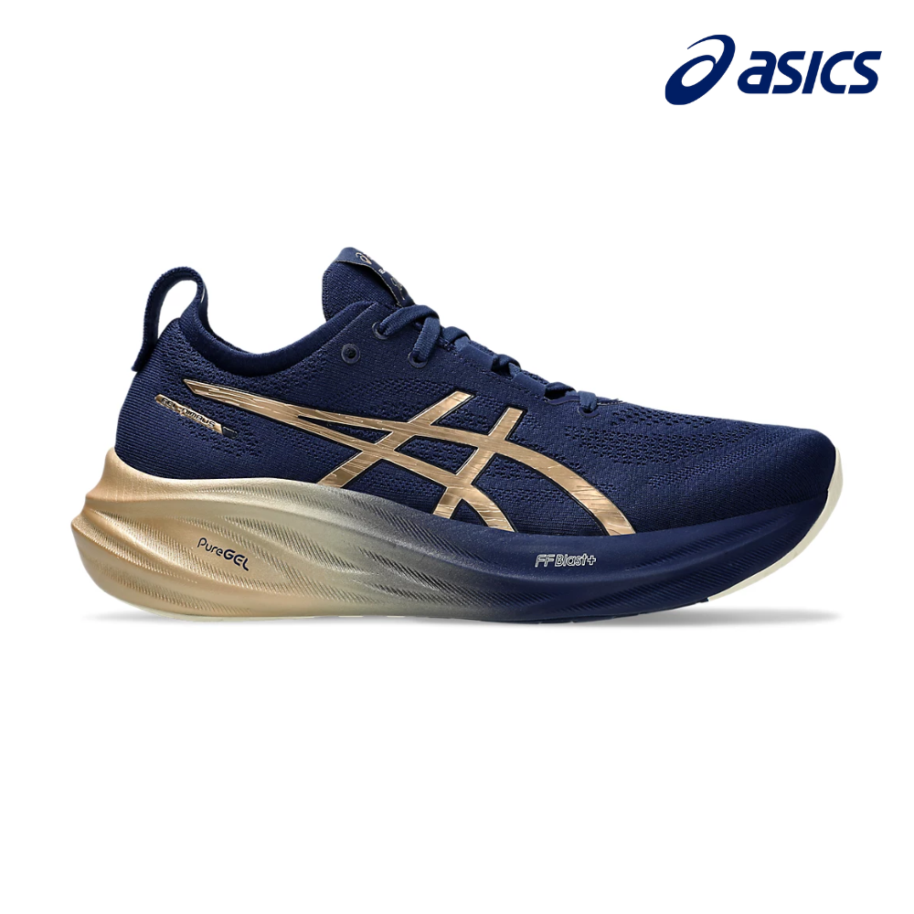 ASICS Men Gel-Nimbus 26 Platinum Blue Expanse/Champagne