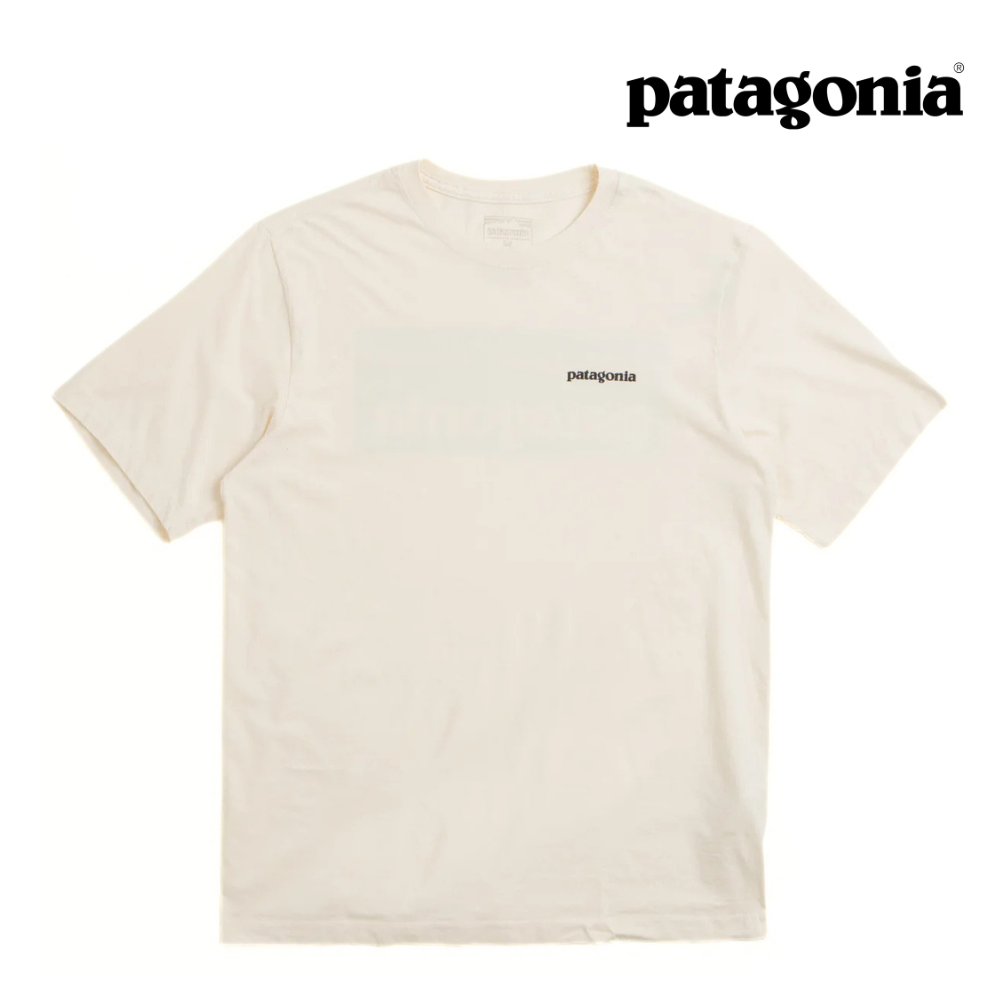 Patagonia Men P-6 Logo T-Shirt - Undyed Natural