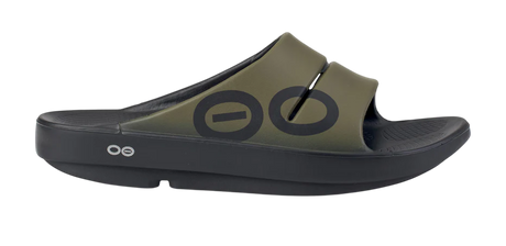 OOFOS Unisex OOahh Sport Slide Sandal - Tactical Green