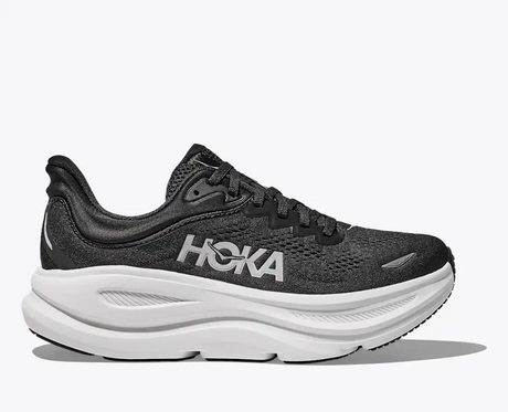 HOKA Women Bondi 9 Wide - Black / White