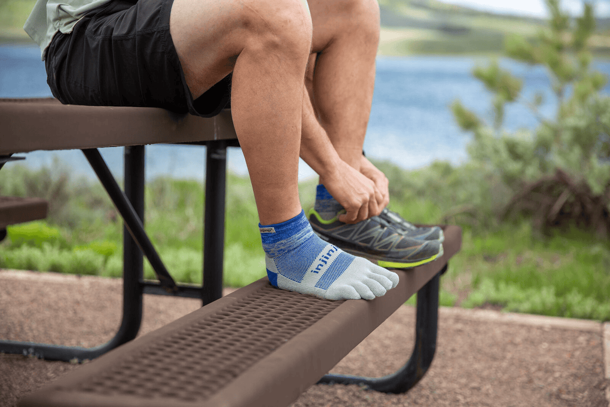 Injinji Trail Midweight Mini-Crew Coolmax - Neptune
