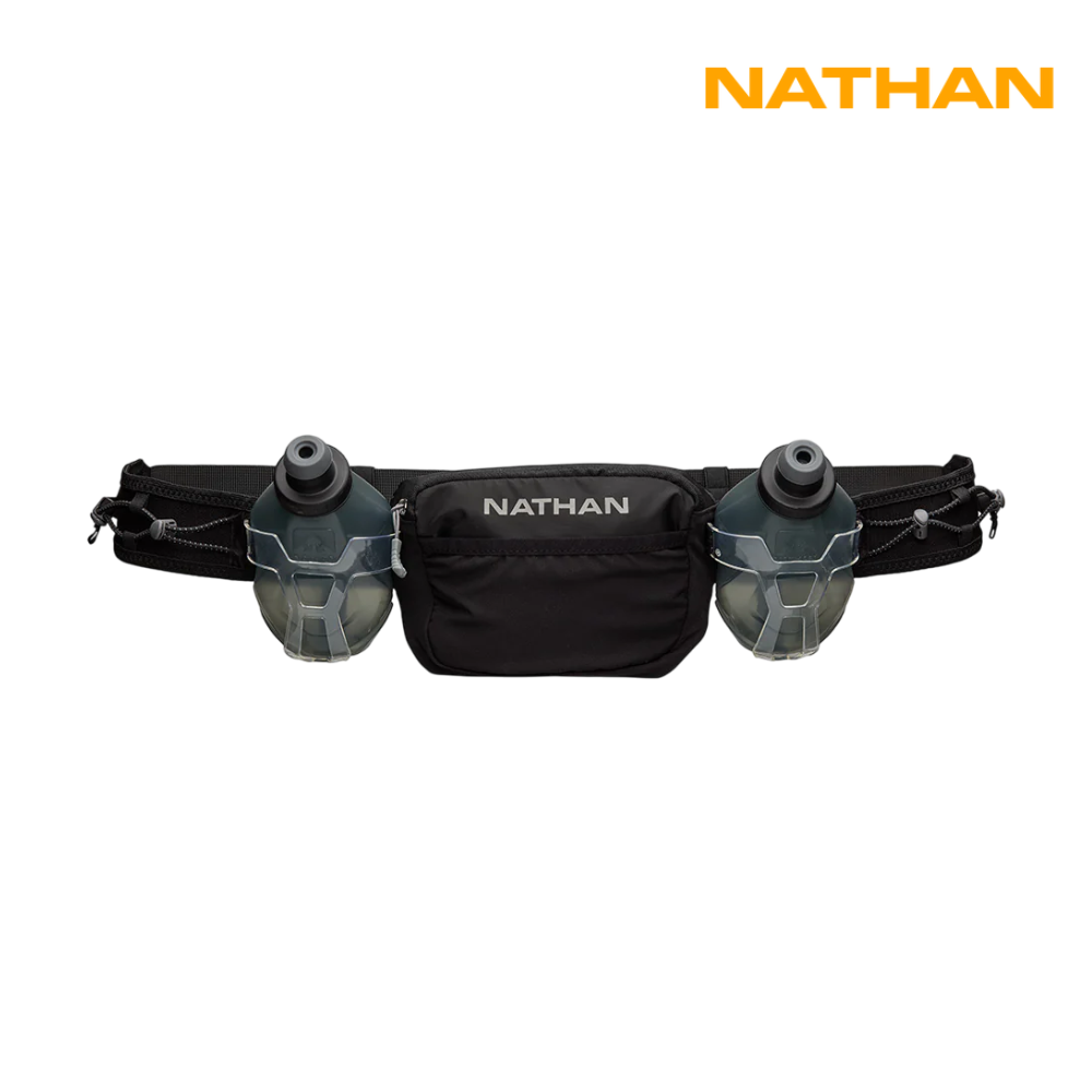 Nathan Trail Mix Plus 3.0 Hydration Belt - Black / Reflective Silver