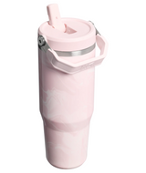 Stanley Iceflow Flip Straw 2.0 Tumbler 30Oz - Pink Amethyst Calacatta