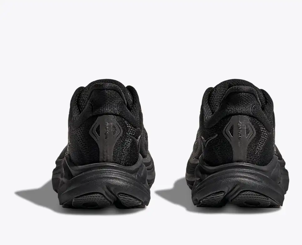 HOKA Women Clifton 10 Wide - Black / Black