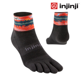 Injinji Artist Designed Men's Mini Crew Coolmax - Reflection