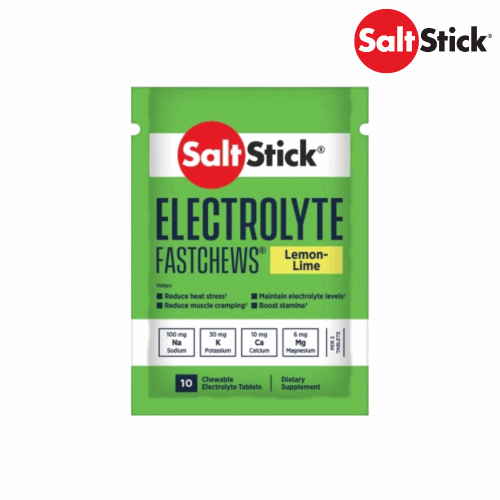 (5 Packs) SaltStick Fastchews Lemon 10ct Packet - Expiry Date: Nov 2025