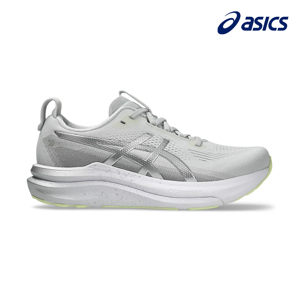 Asics Women Gel-Kayano 33 - Platinum Platinum / Glow Green