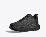 HOKA Men Clifton 10 Wide - Black / Black