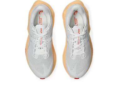 ASICS Women Novablast 6 - White / Vivid Coral