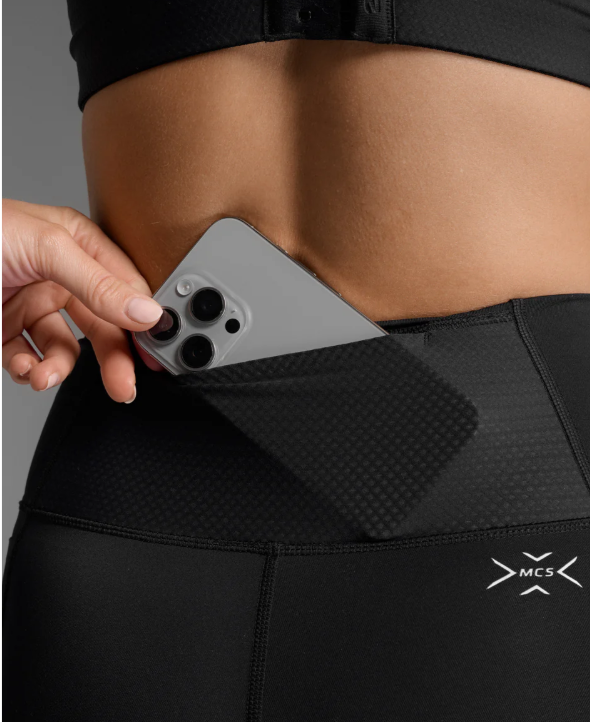 2XU Women Light Speed React Hi-Rise Compression Tights - Black / India Ink