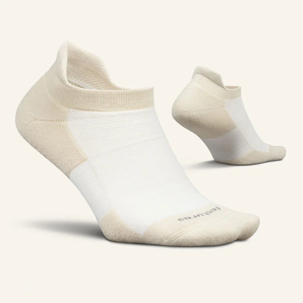 Feetures Active High Performance Max Cushion No Show Tab - Chai Latte