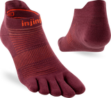 Injinji Run Lightweight No-Show Coolmax - Mahogany