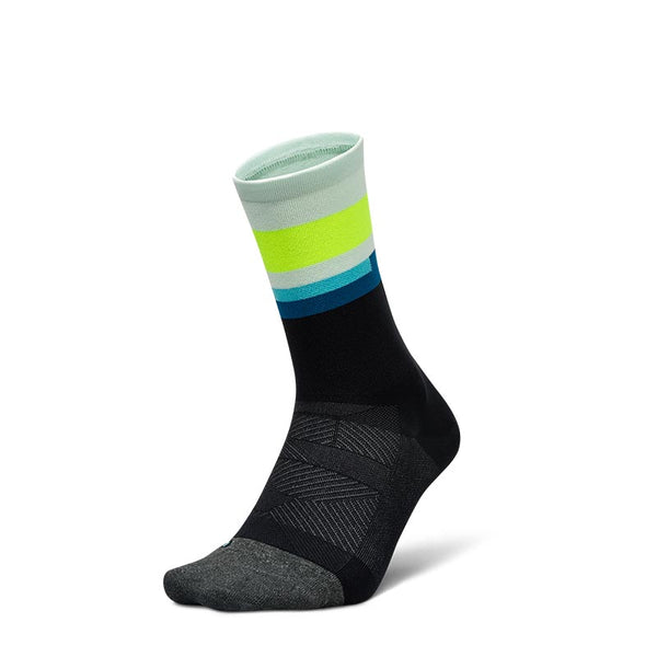 Feetures Active Elite Ultra Light Cushion Mini Crew - Bayside Black