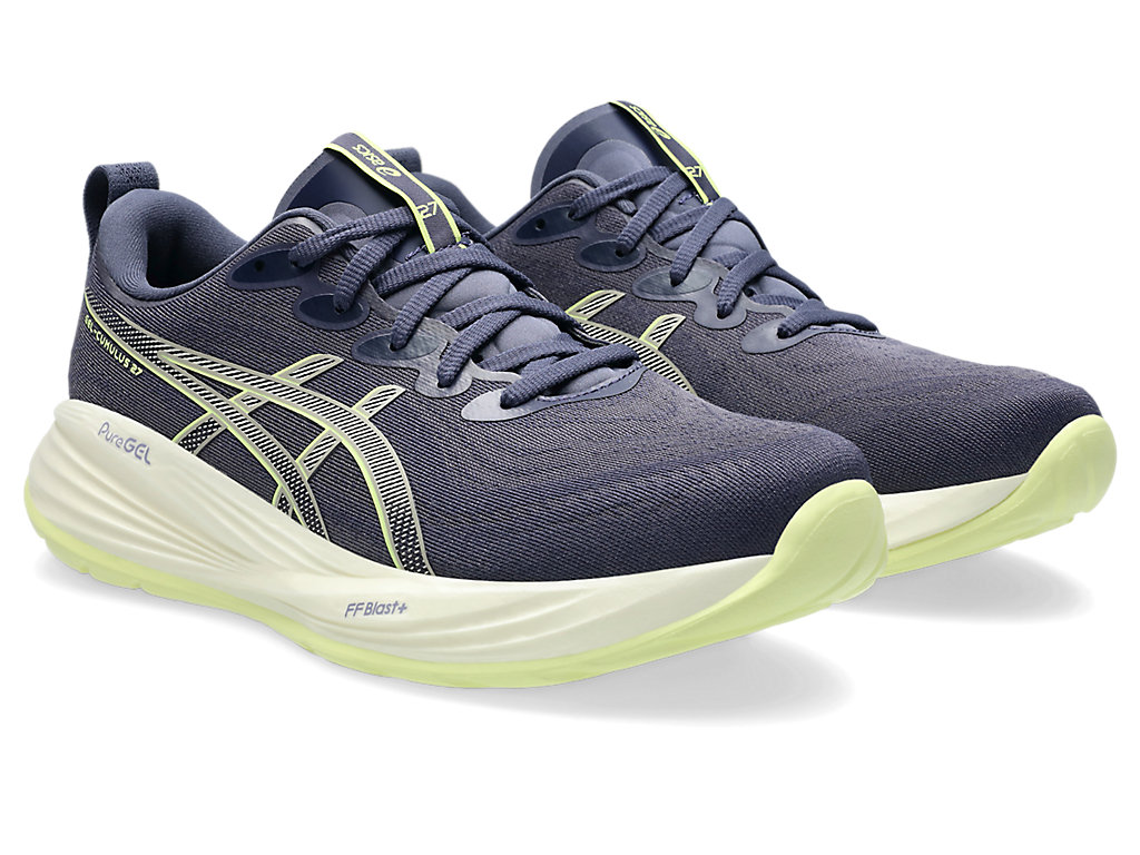 ASICS Men Gel-Cumulus 27 - Indigo Fog / Lucid Yellow