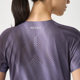 NEDAO Women Qiflow Running T-Shirt Vortex - Aurora Indigo