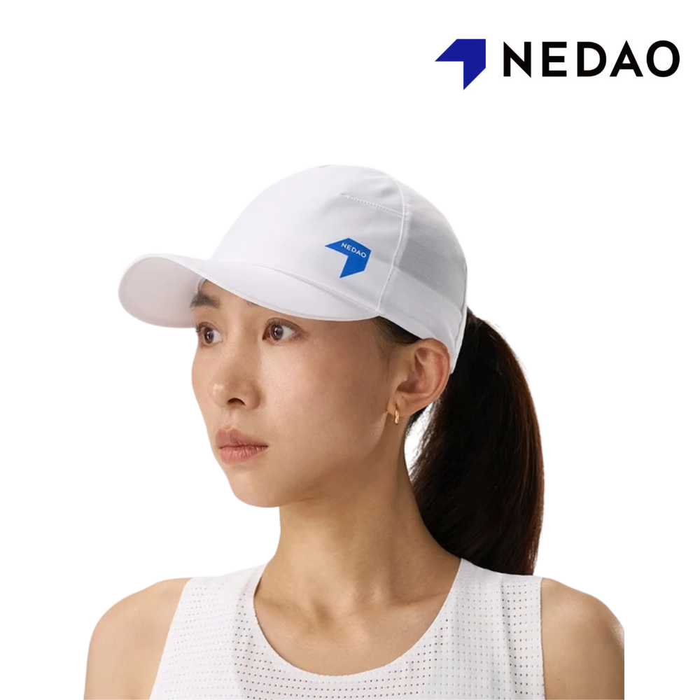 NEDAO Unisex Breezeflex Soft Brim Cap - White
