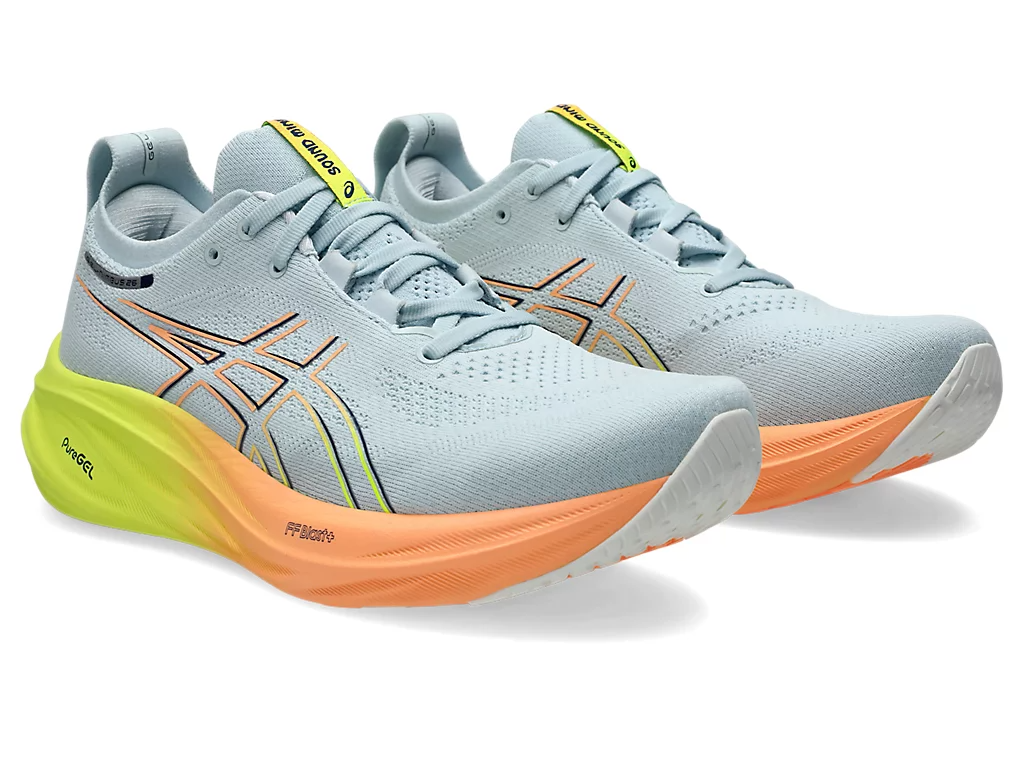 ASICS Men Gel Nimbus 26 Paris Cool Grey Safety Yellow Running Lab Malaysia