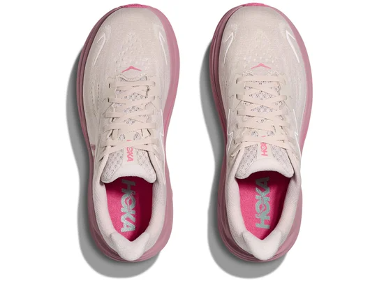 HOKA Women Clifton 10 Wide - Rose Cream / Dried Rose