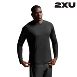 2XU Women Aero Mesh Long Sleeve - Black / Silver Reflective