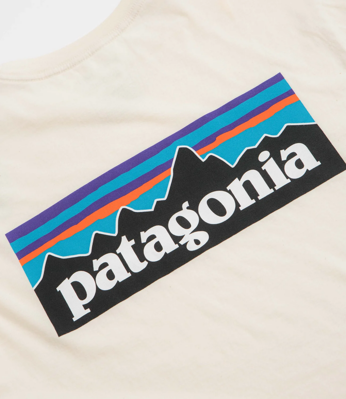 Patagonia Men P-6 Logo T-Shirt - Undyed Natural