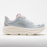 HOKA Women Bondi 9 GLM Wide - Alabaster / Mineral Blue