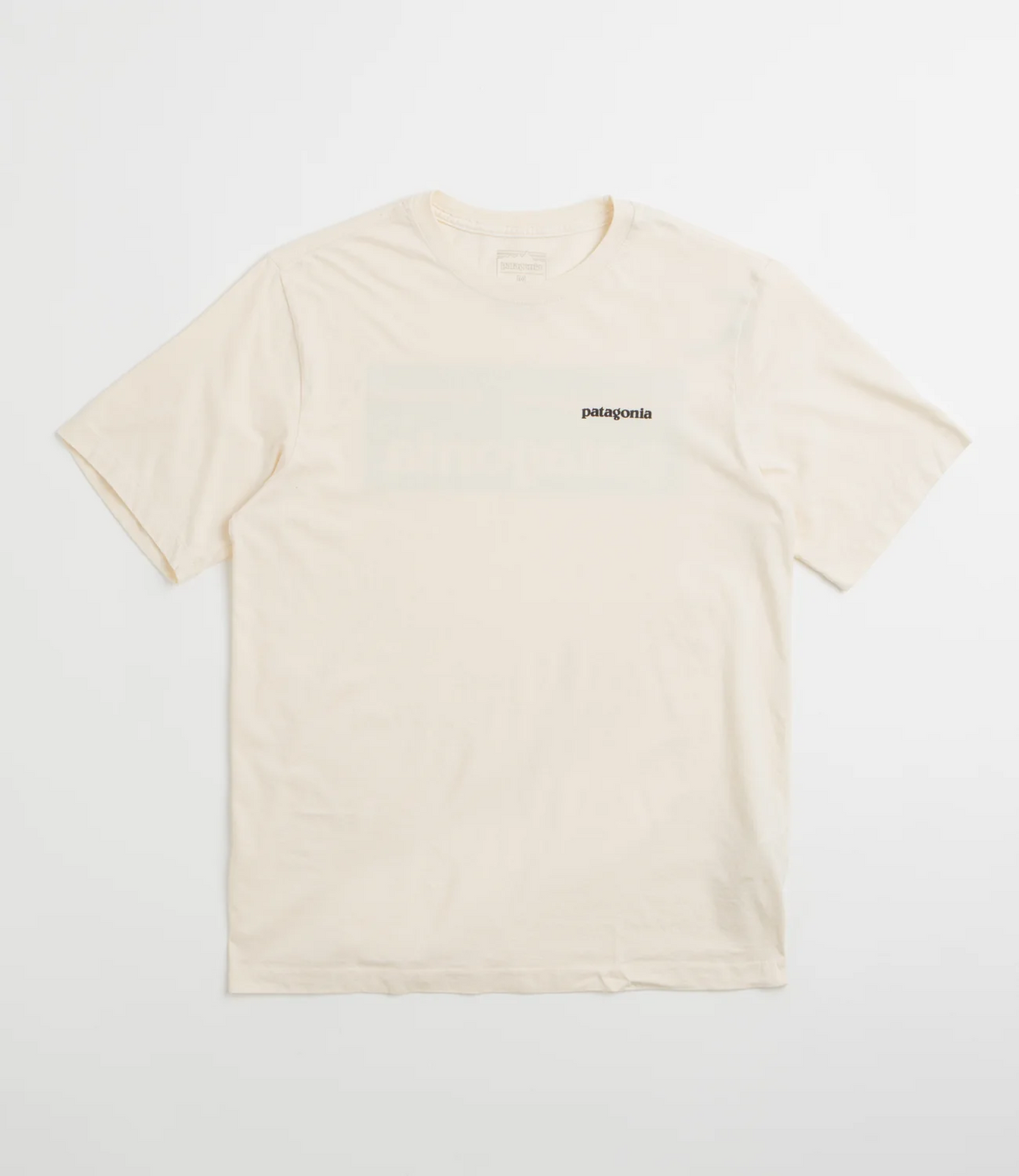 Patagonia Men P-6 Logo T-Shirt - Undyed Natural