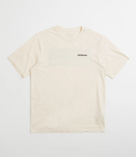 Patagonia Men P-6 Logo T-Shirt - Undyed Natural