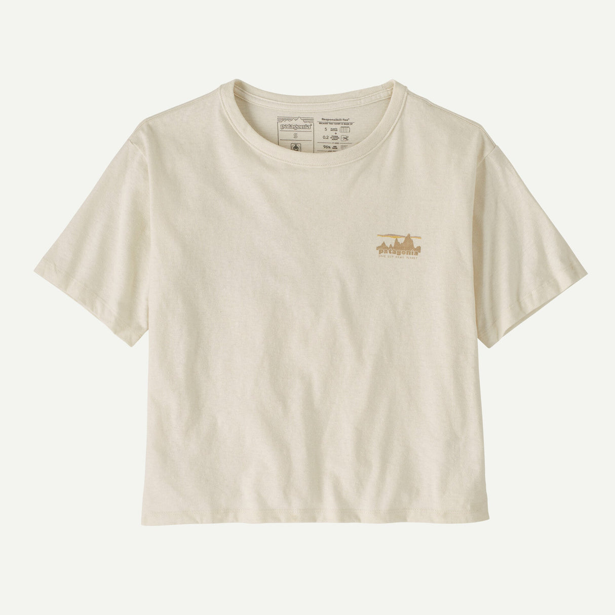 Patagonia Women '73 Skyline Easy-Cut Responsibili-Tee - Birch White