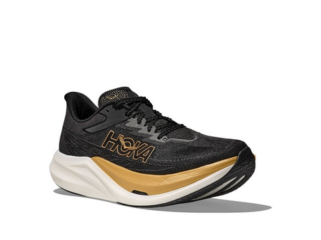 HOKA Unisex Rocket X 3 - Black / Gold