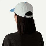 Patagonia P-6 Label Trad Cap - Birch White with Shore Blue