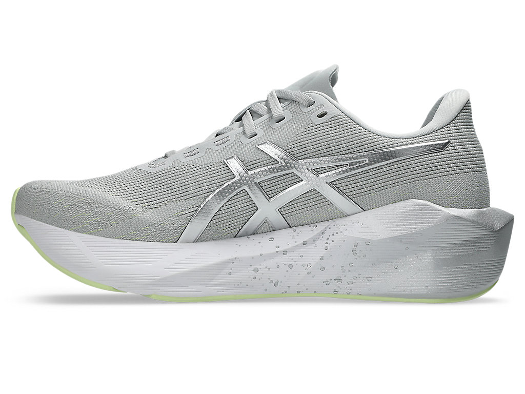 Asics Men Novablast 6 - Platinum Platinum / Glow Green